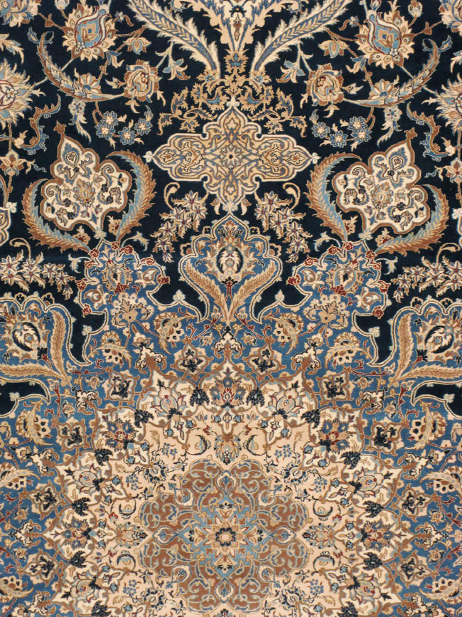 Persian Nain Oversize Carpet, No.23904 - Gsblank