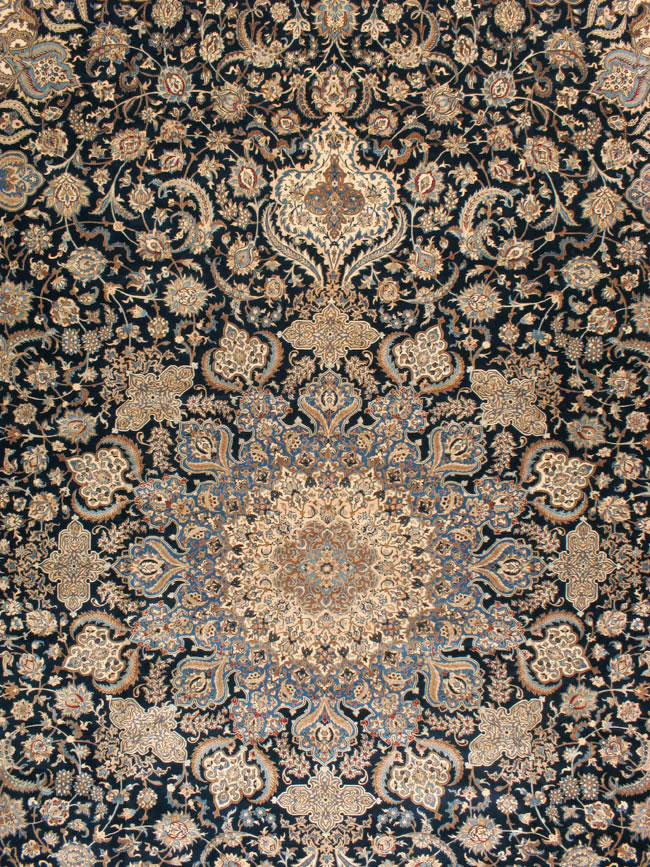 Persian Nain Oversize Carpet, No.23904 - Gsblank