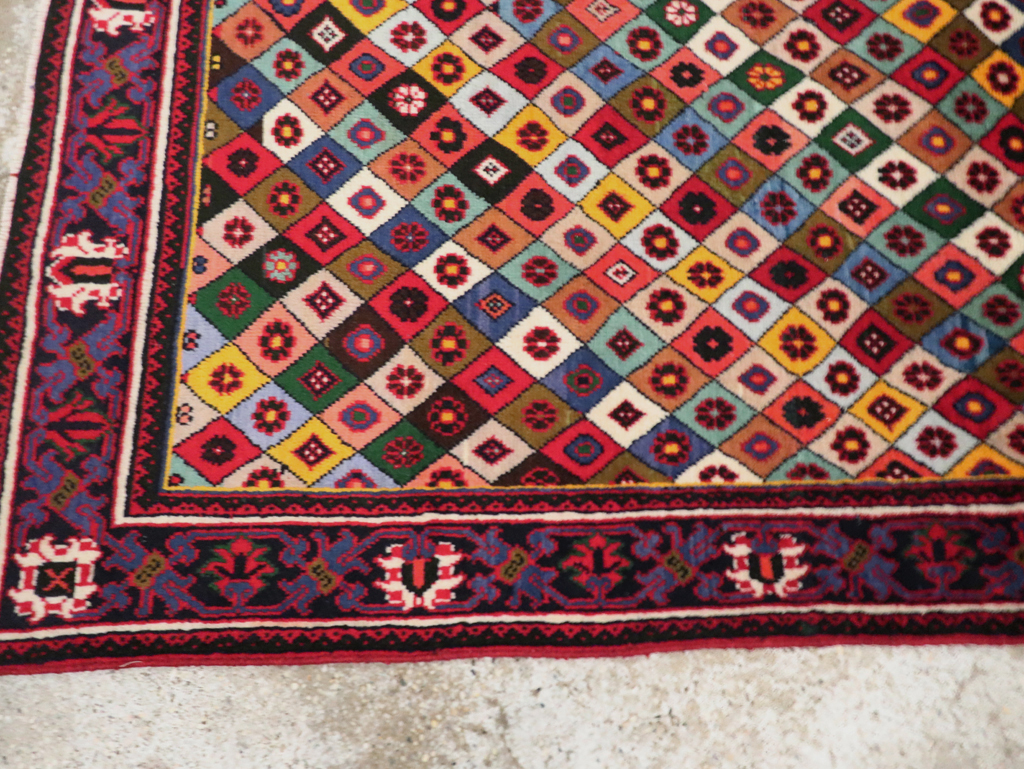 Vintage Persian Joshegan Rug, No.23916 - Gsblank