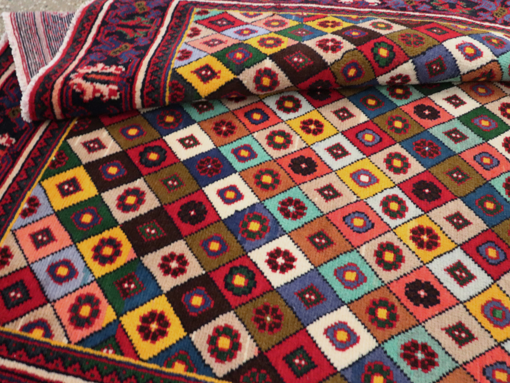 Vintage Persian Joshegan Rug, No.23916 - Gsblank