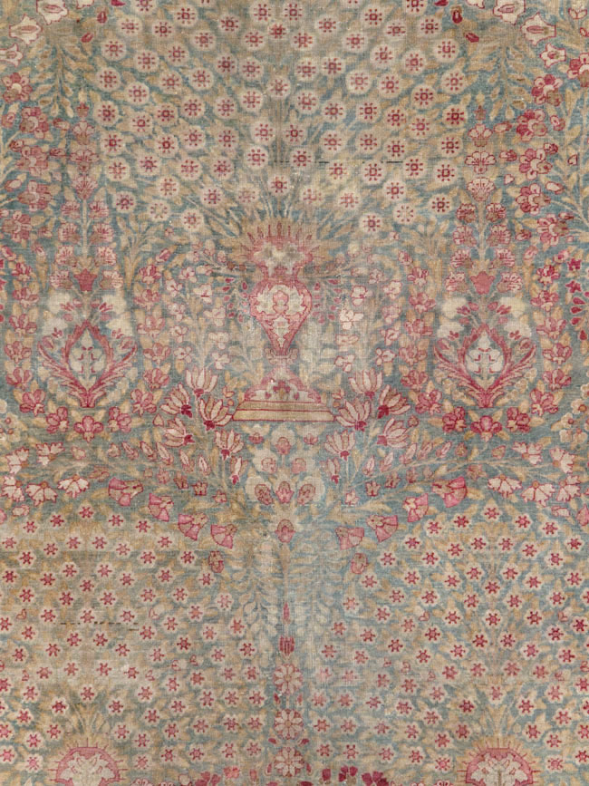 Antique Persian Lavar Kerman Gallery Carpet, No.23919 - Gsblank