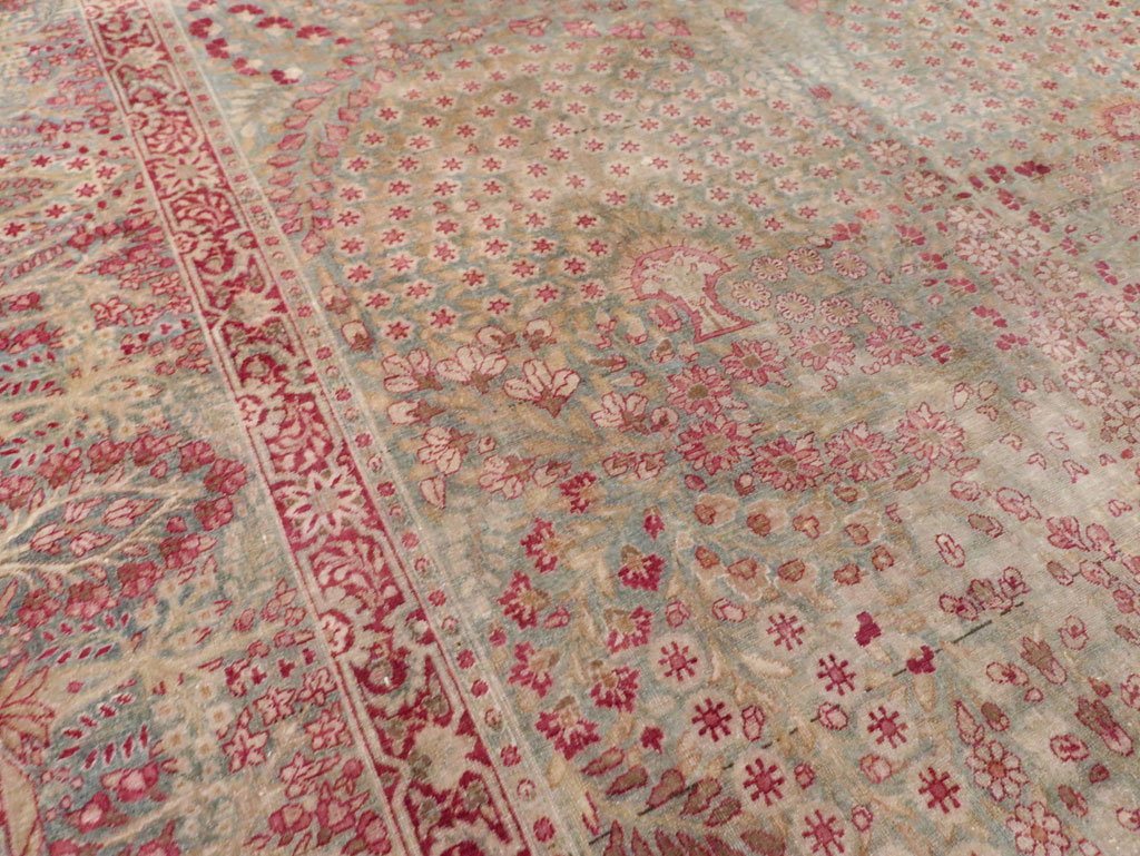 Antique Persian Lavar Kerman Gallery Carpet, No.23919 - Gsblank