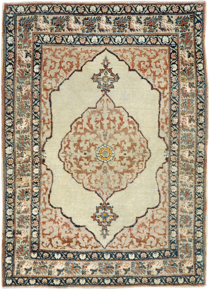 Antique Persian Tabriz Hagi Jalili Rug, No.23925 - Gsblank