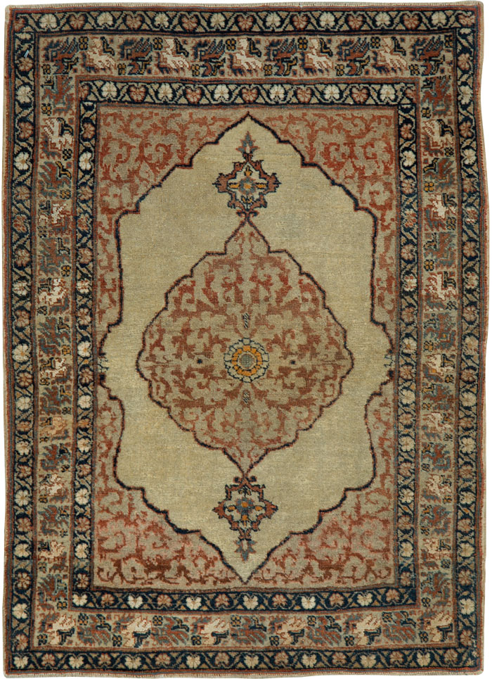 Antique Persian Tabriz Hagi Jalili Rug, No.23925 - Gsblank