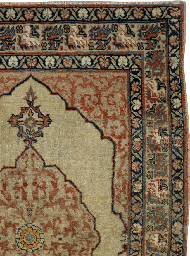 Antique Persian Tabriz Hagi Jalili Rug, No.23925 - Gsblank