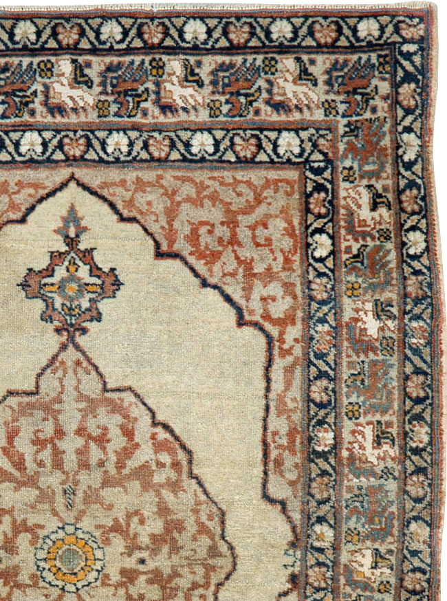 Antique Persian Tabriz Hagi Jalili Rug, No.23925 - Gsblank