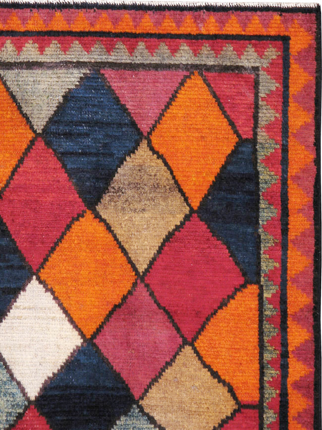 Vintage Persian Gabbeh Rug, No.23929 - Gsblank