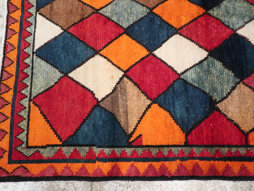 Vintage Persian Gabbeh Rug, No.23929 - Gsblank