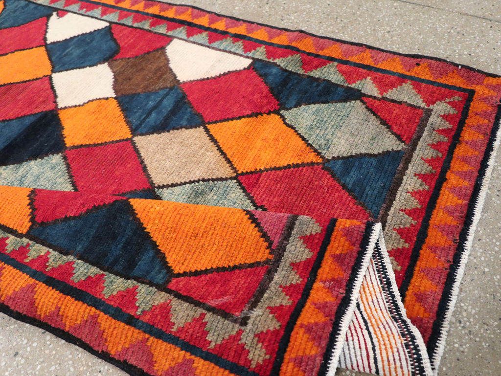 Vintage Persian Gabbeh Rug, No.23929 - Gsblank