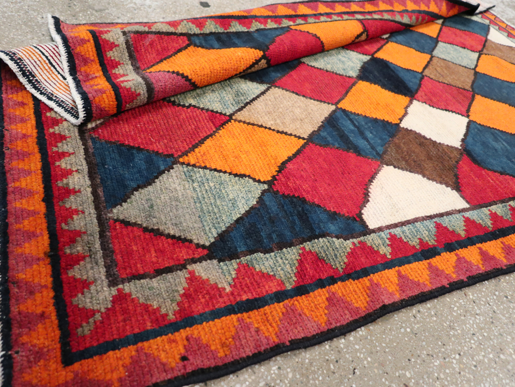 Vintage Persian Gabbeh Rug, No.23929 - Gsblank