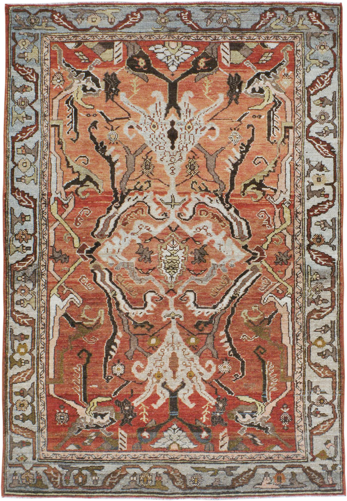Antique Persian Malayer Rug, No.23930 - Gsblank