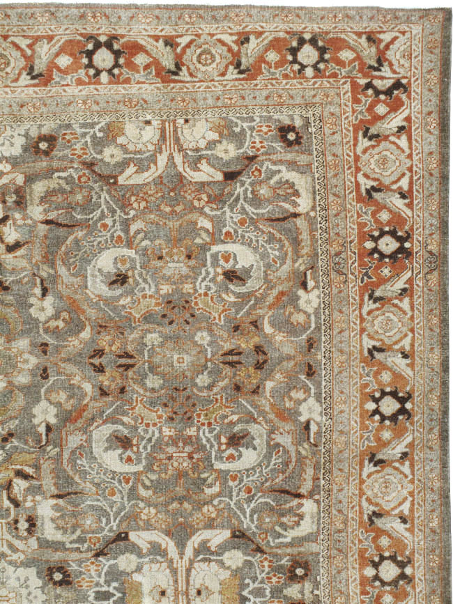 Antique Persian Mahal Carpet, No.23941 - Gsblank