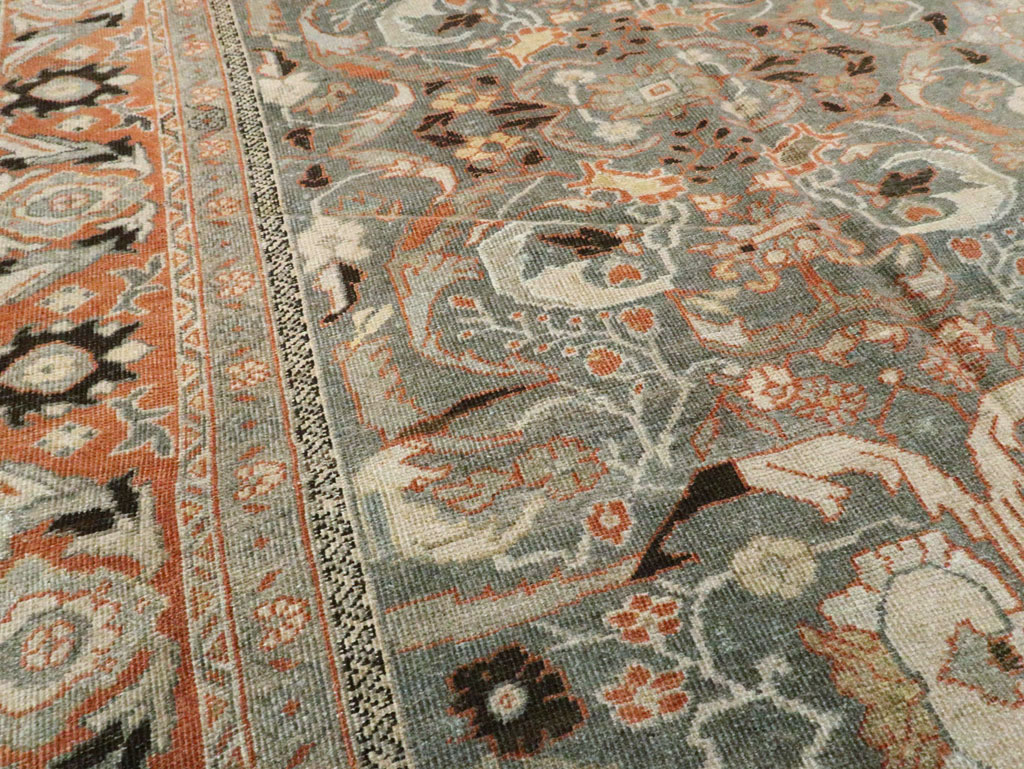 Antique Persian Mahal Carpet, No.23941 - Gsblank