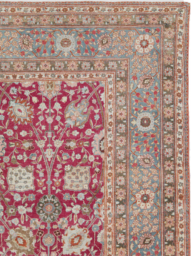 Antique Persian Tabriz Carpet, No.23942 - Gsblank