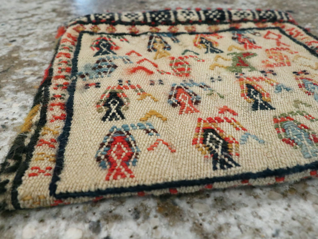 Vintage Persian Qashqai Tribal Bag, No.23945 - Gsblank