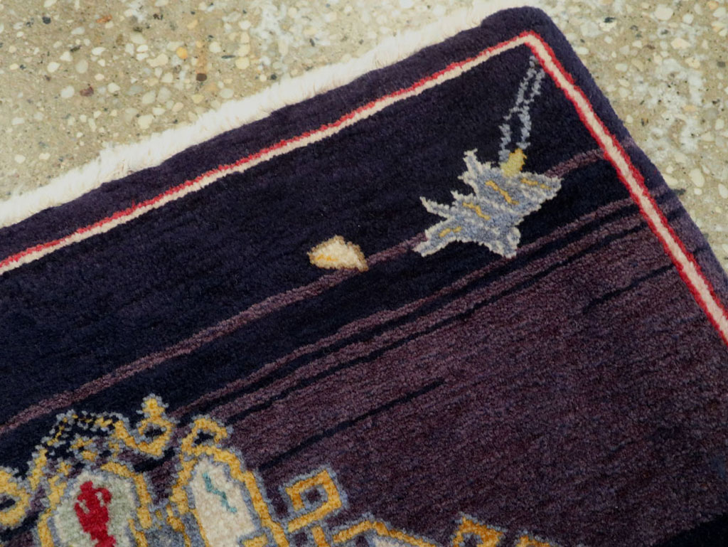 Vintage Persian Kashan Rug (Pair: 2 of 2), No.23950 - Gsblank