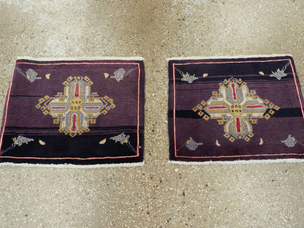 Vintage Persian Kashan Rug (Pair: 2 of 2), No.23950 - Gsblank