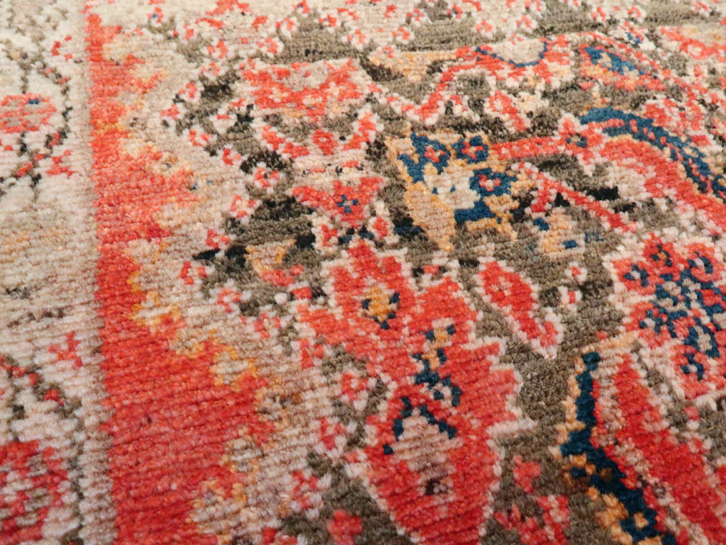 Antique Persian Malayer Square Rug (Pair: 1 of 2), No.23959 - Gsblank