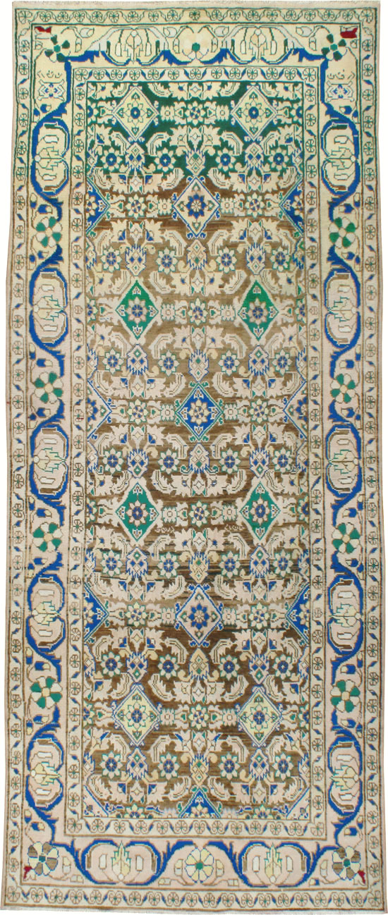 Vintage Persian Malayer Gallery Carpet, No.23961 - Gsblank