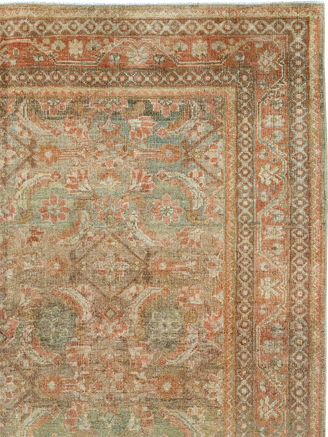 Antique Persian Mahal Gallery Carpet, No.23969 - Gsblank