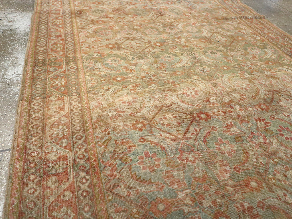 Antique Persian Mahal Gallery Carpet, No.23969 - Gsblank