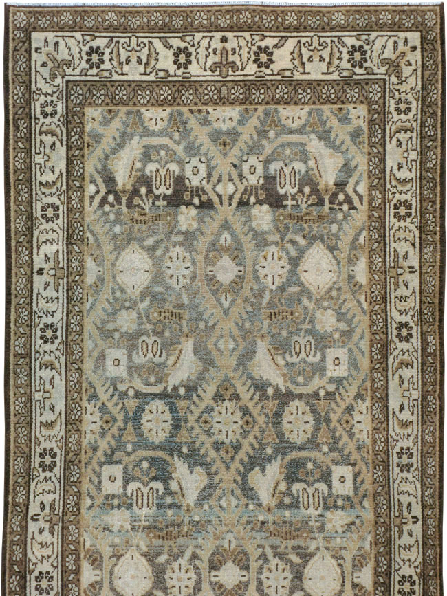 Vintage Persian Malayer Runner, No.23971 - Gsblank