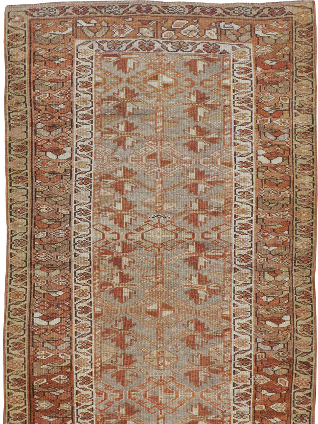 Antique Persian Kurdish Runner, No.24001 - Gsblank