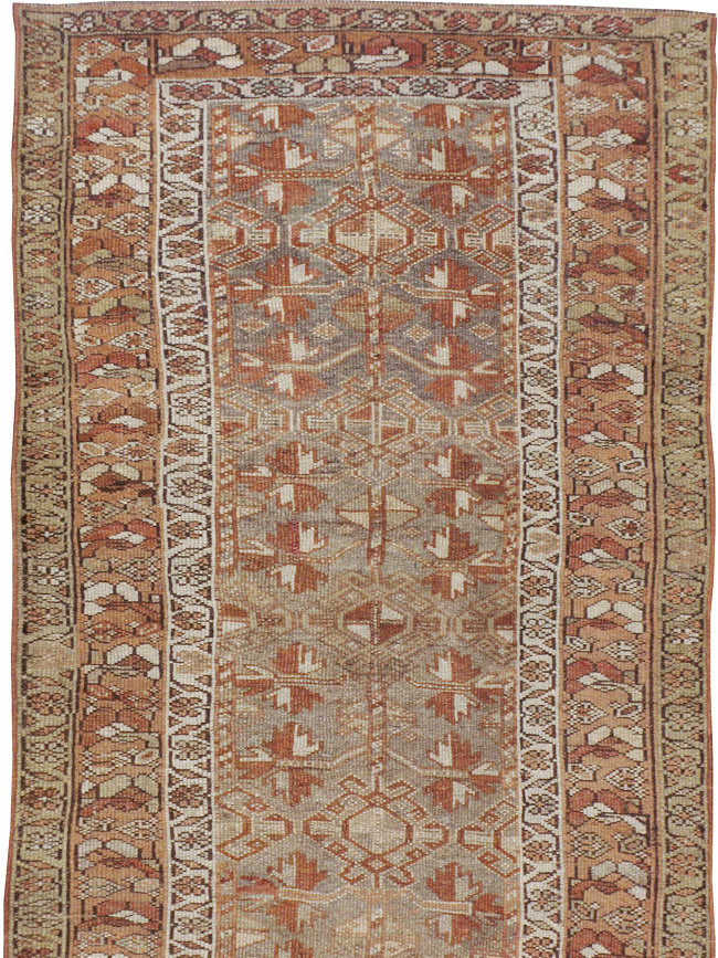 Antique Persian Kurdish Runner, No.24001 - Gsblank