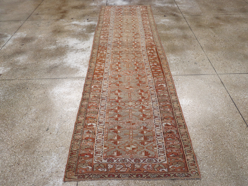 Antique Persian Kurdish Runner, No.24001 - Gsblank