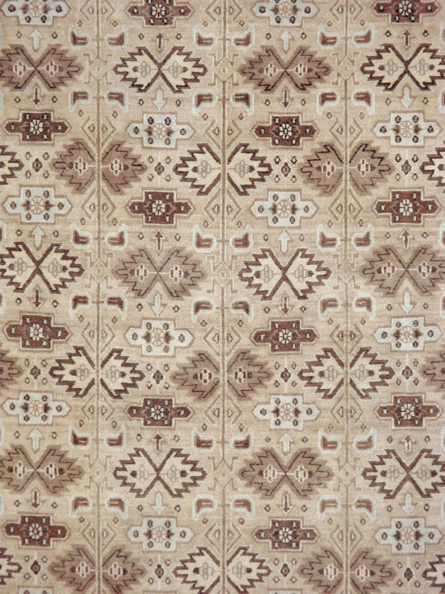 Vintage Persian Mashad Carpet, No.24005 - Gsblank