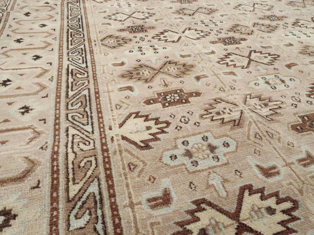 Vintage Persian Mashad Carpet, No.24005 - Gsblank