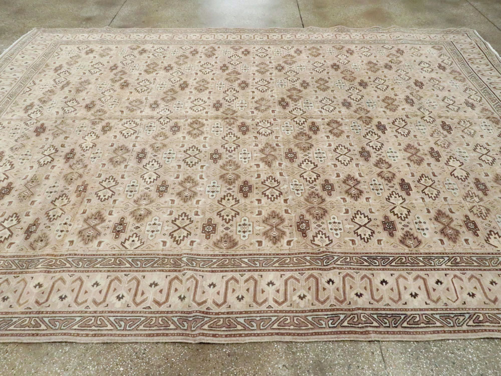 Vintage Persian Mashad Carpet, No.24005 - Gsblank