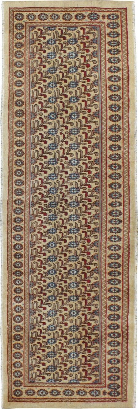 Vintage Persian Mashad Runner (Pair: 1 of 2), No.24006 - Gsblank