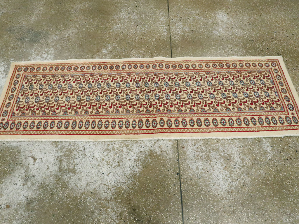 Vintage Persian Mashad Runner (Pair: 1 of 2), No.24006 - Gsblank