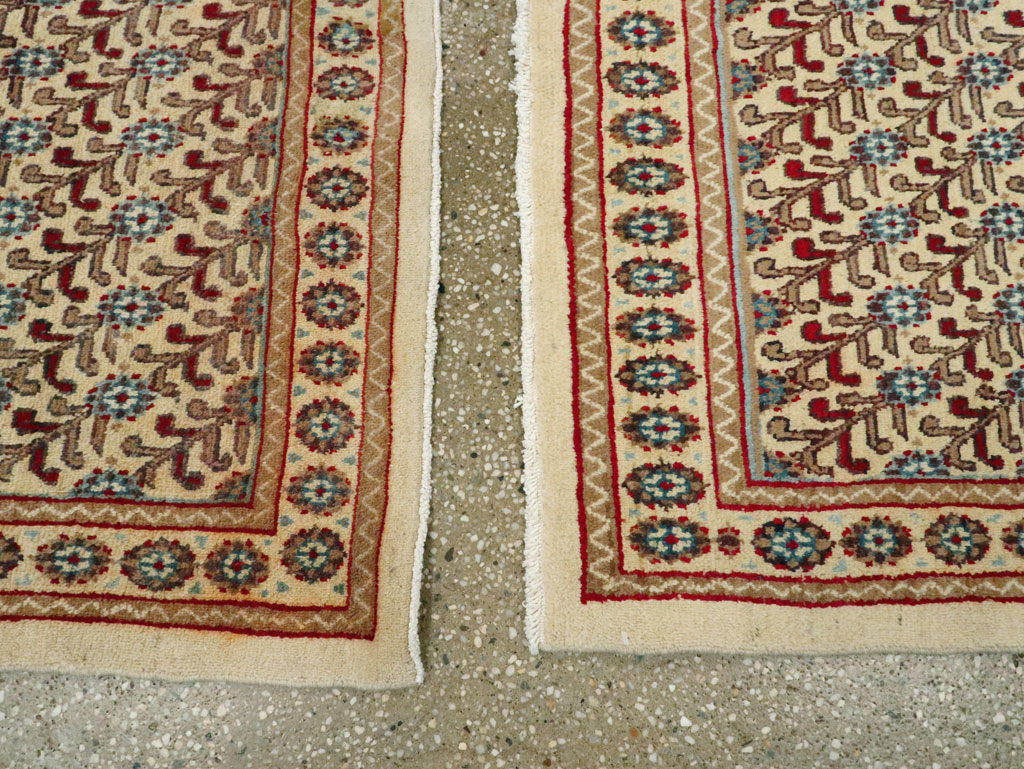 Vintage Persian Mashad Runner (Pair: 1 of 2), No.24006 - Gsblank