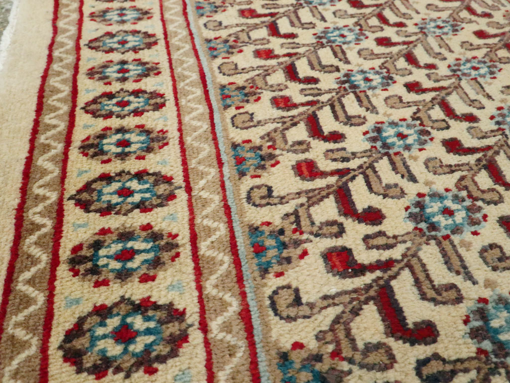 Vintage Persian Mashad Runner (Pair: 2 of 2), No.24007 - Gsblank