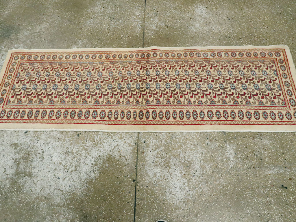Vintage Persian Mashad Runner (Pair: 2 of 2), No.24007 - Gsblank
