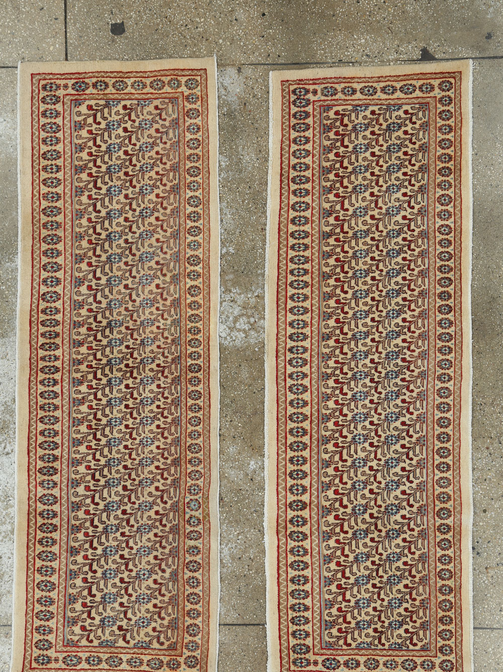 Vintage Persian Mashad Runner (Pair: 2 of 2), No.24007 - Gsblank