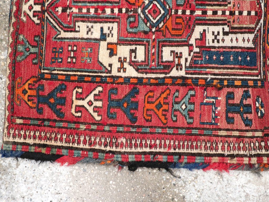 Vintage Persian Shahsavan Soumak Bag Face, No.24012 - Gsblank