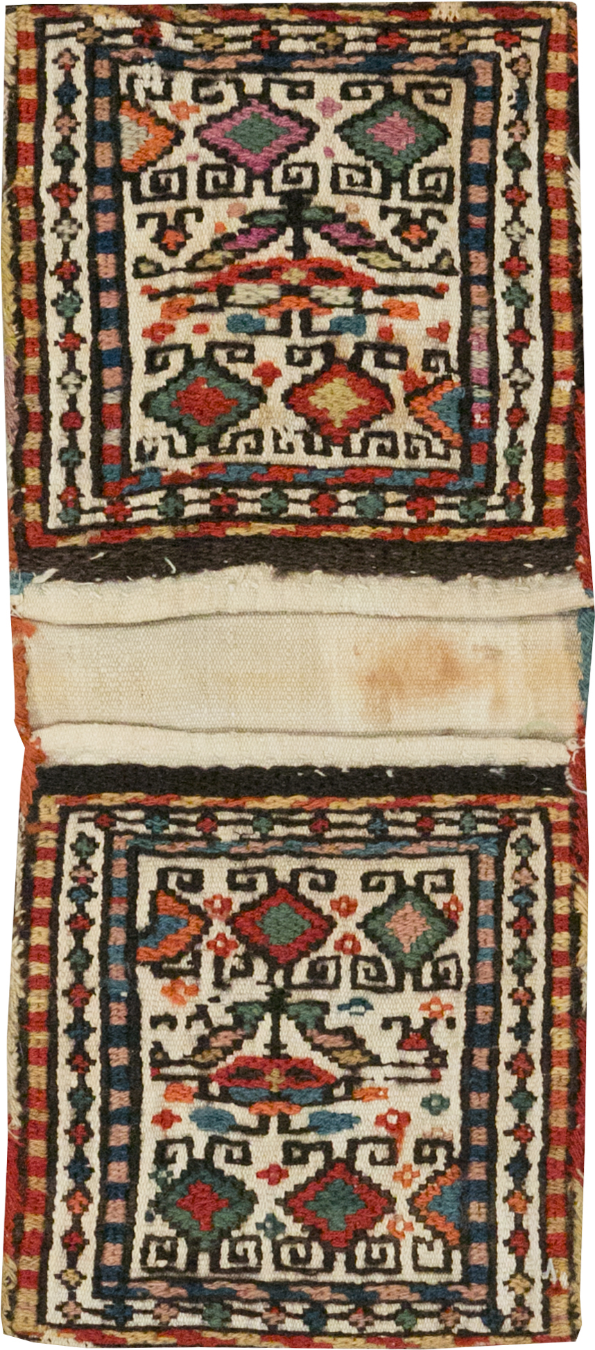 Vintage Persian Kilim Saddlebag (Khorjin), No.24014 - Gsblank