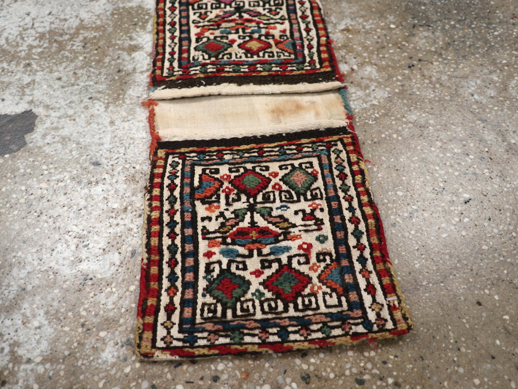 Vintage Persian Kilim Saddlebag (Khorjin), No.24014 - Gsblank