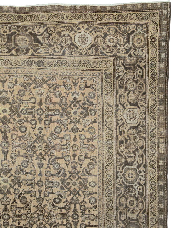 Antique Perisan Mahal Carpet, No.24017 - Gsblank