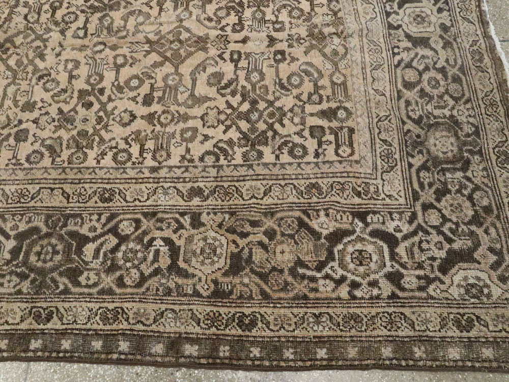 Antique Perisan Mahal Carpet, No.24017 - Gsblank