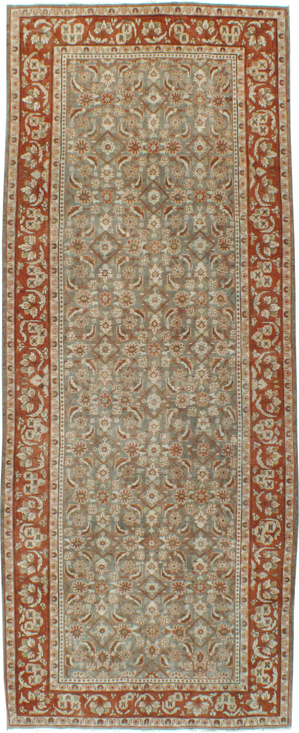 Antique Persian Mahal Gallery Carpet, No.24019 - Gsblank