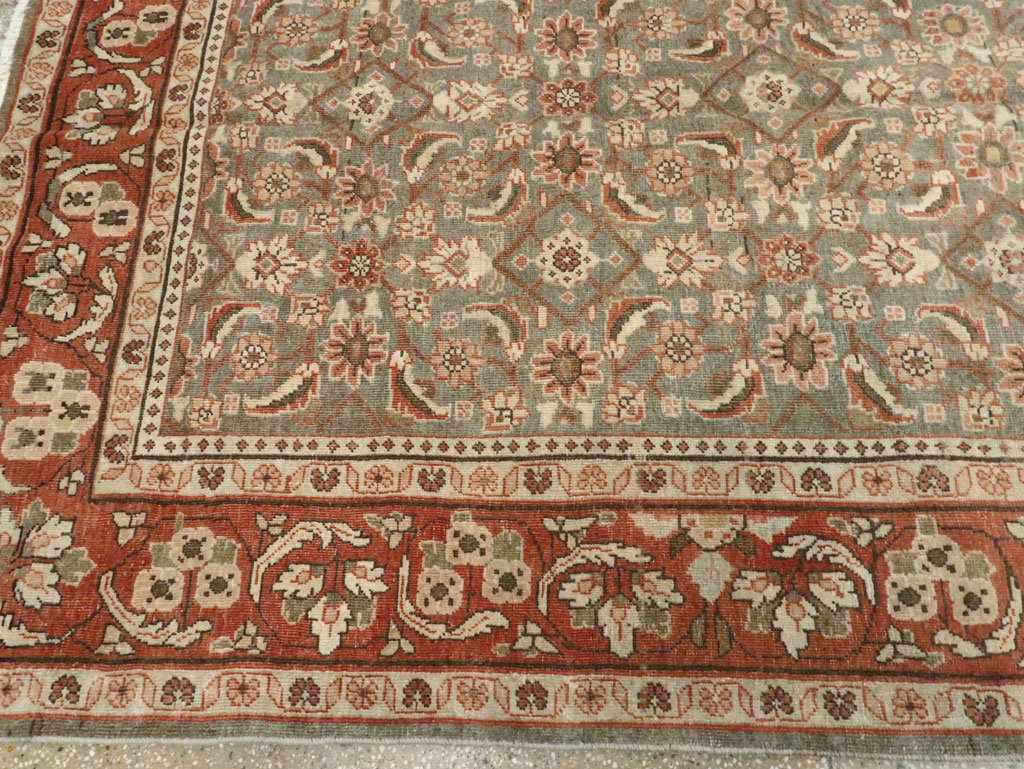 Antique Persian Mahal Gallery Carpet, No.24019 - Gsblank