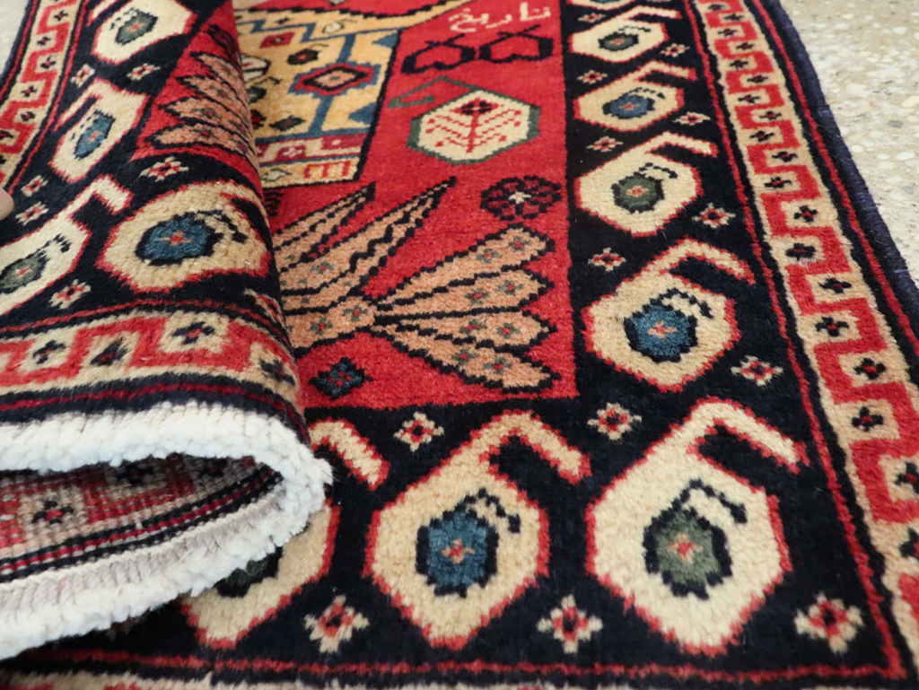 Vintage Persian Tabriz Pictorial Rug (Pair: 2 of 2), No.24029 - Gsblank