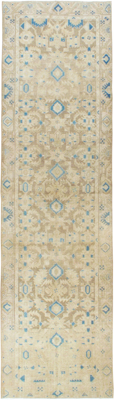 Vintage Persian Malayer Runner, No.24039 - Gsblank