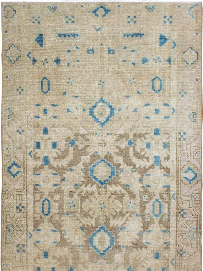 Vintage Persian Malayer Runner, No.24039 - Gsblank