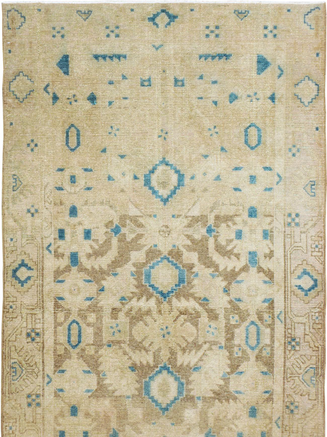 Vintage Persian Malayer Runner, No.24039 - Gsblank