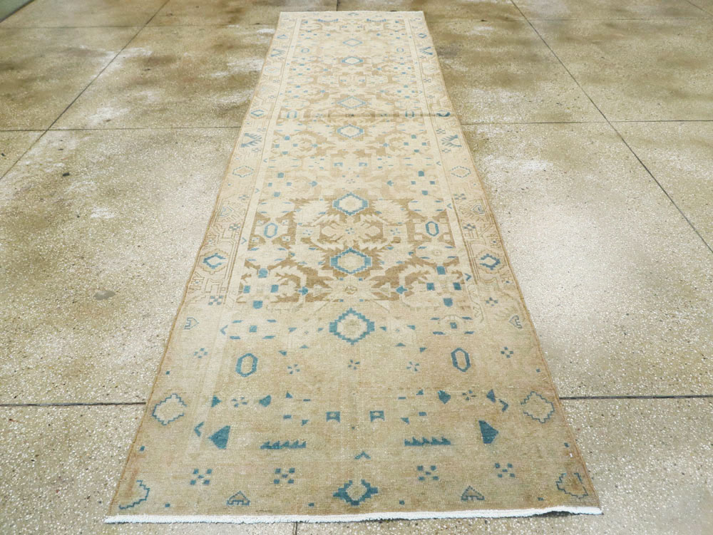 Vintage Persian Malayer Runner, No.24039 - Gsblank